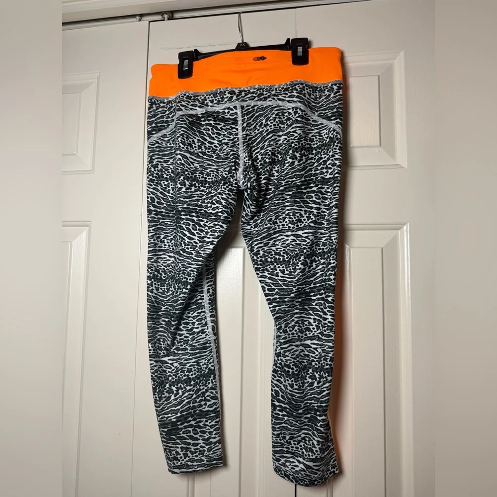 Nike Dri-FIT Racer leopard-print crop‎ running leggings